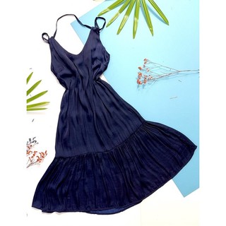 Đầm lụa đuôi cá cam InFAshion