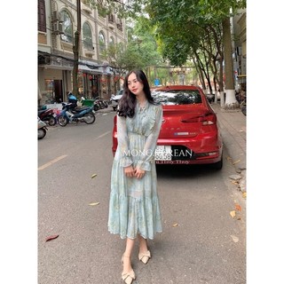 váy voan hoa cao cấp