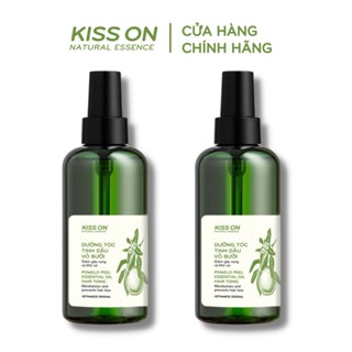 Combo 2 bộ dưỡng tóc tinh dầu vỏ bưởi KISS ON 145 ml giúp kích mọc tóc và giảm gãy rụng