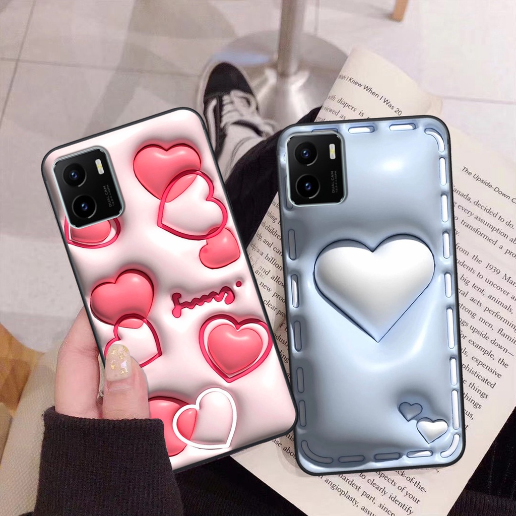 Ốp Vivo Y15s in phẳng hiệu ứng 3D giả nổi siêu thật, cực xinh, cá tính
