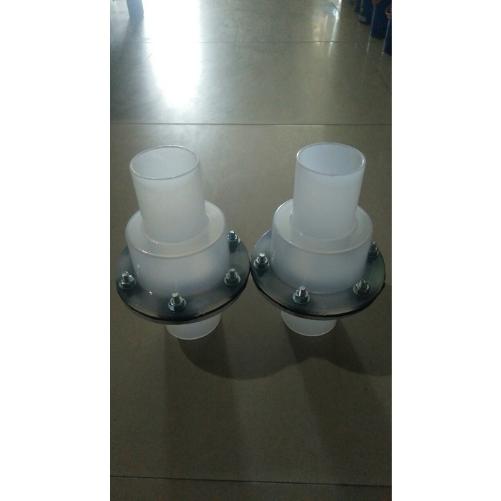 Luppe lưỡi gà  nhựa trắng/xám 60/60mm và 42/49mm