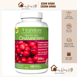 Viên hỗ trợ đường tiết niệu trunature cranberry 650mg