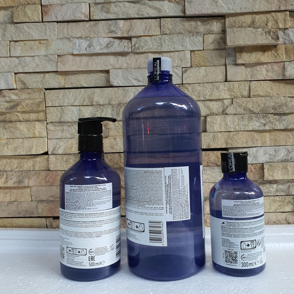 Dầu gội xả chăm sóc tóc tẩy nhuộm sáng mầu Loreal Professionnel Blondifier 300ml-500ml-1500ml