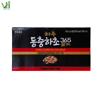 Nước Đông Trùng Hạ Thảo Daesan (Hộp 10 chai x 100ml) (HỘP)