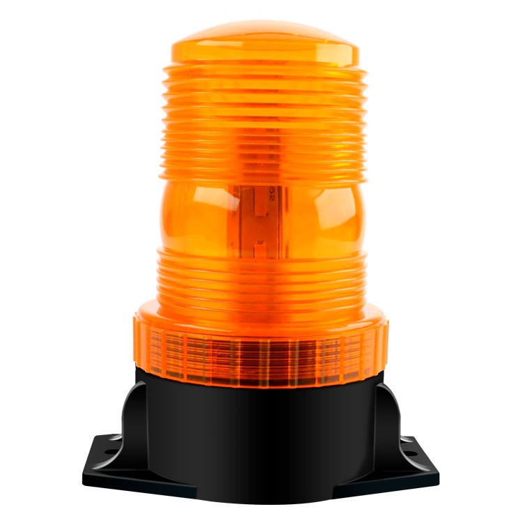 Đèn cảnh báo an toàn xe nâng Led xoay 10V 12V 24V 48V 60V 80V 110V đế hút nam châm + ốc vít
