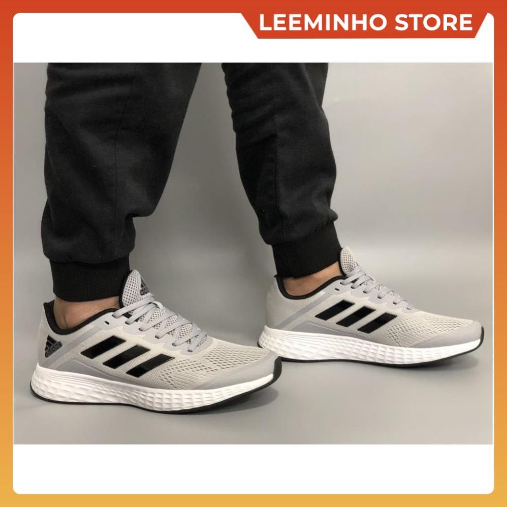 Giày Thể Thao Nam Nữ Adidas Duramo Bản Mới Nhất , Giầy Đế Êm Hàng SC Màu Xám Đen Hot Thời Trang Năng Động Leeminho shop