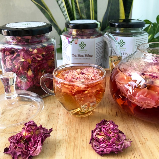 Trà Hoa Hồng Econashine - Xanhsam Organic
