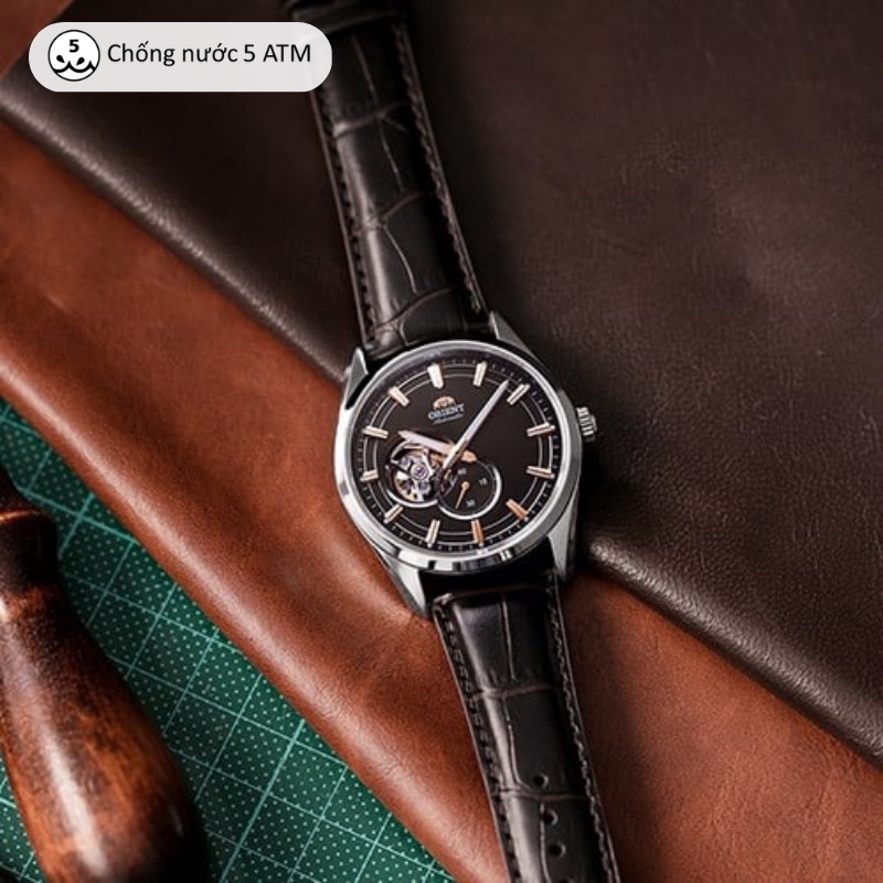 Đồng hồ nam Orient Watch Vintage RA-AR000 máy lộ cơ automatic mặt kính sapphire chống xước dây da đeo tay chính hãng