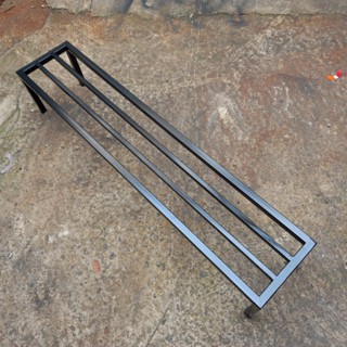 Kệ sắt: Dài 70cm - Rộng (15-25) - Cao (10-20)cm, Thép hộp 16mm - Kệ để chậu hoa - Giá kê chậu cây