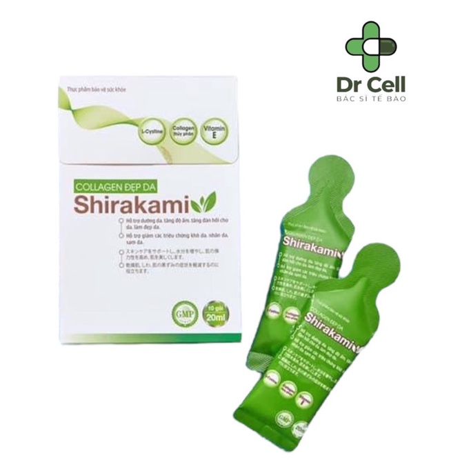 1 gói dùng thử - Collagen Đẹp Da Shirakami DR CELL 20ml/gói