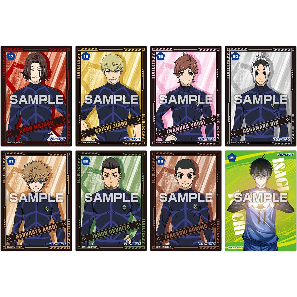 Thẻ bài sưu tập Clear Card Blue Lock - Ensky