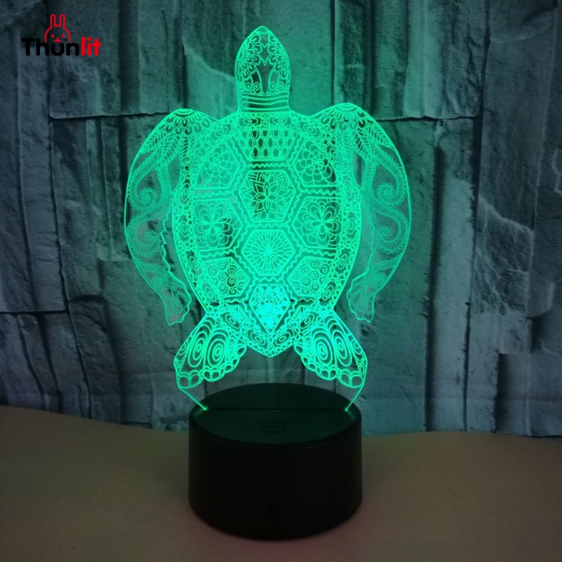 Đèn ngủ hình rùa Thunlit với 7 màu sắc chọn lựa