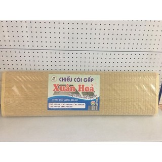 Chiếu cói gấp xuân hoà kích thước 1m2x1m9
