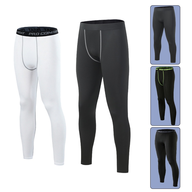 Quần bóng rổ Pro Combat dài, dài 3/4 - Giữ nhiệt, thoát mồ hôi, nhanh khô