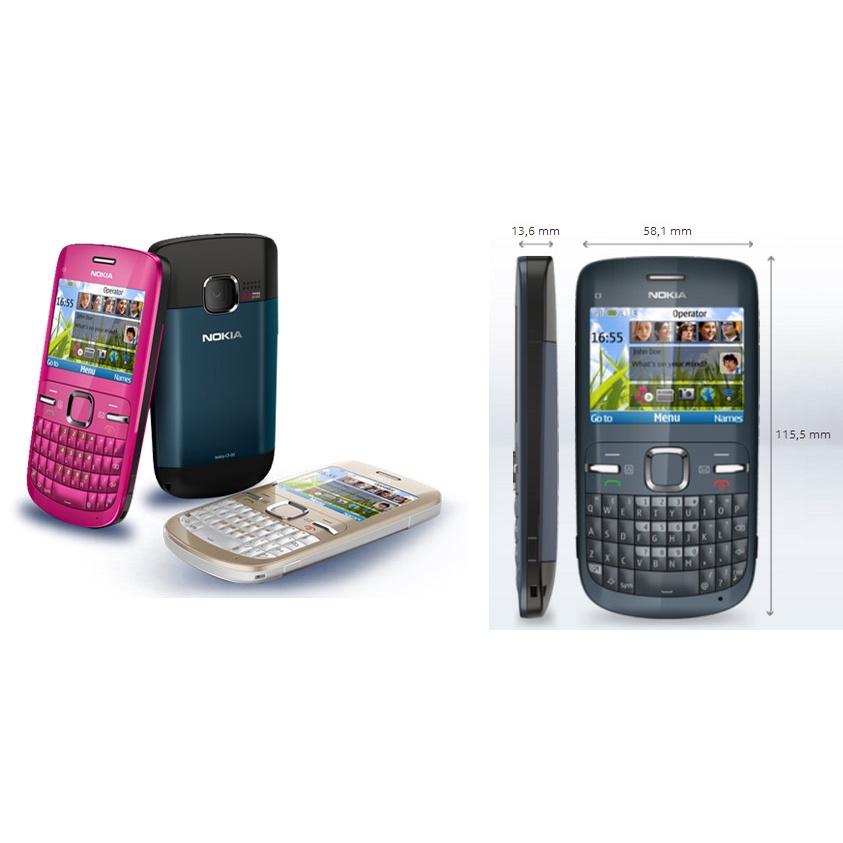 VỎ + PHÍM NOKIA C3-00