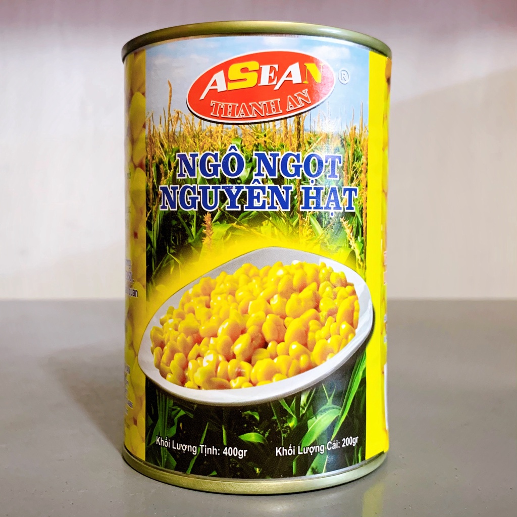 Ngô Ngọt Nguyên Hạt Asean Thanh An Lon 400g