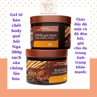Tẩy tế bào chết 💖FREESHIP💖KEM tế bào chết body tẩy da chết Quế hồi sạch sâu chống lão hóa Nga 380ml