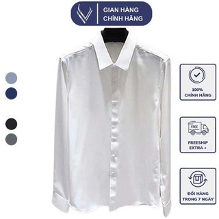 !! sơ mi basic vải lụa cotton co giãn 4 chiều sơ mi nam sơ mi cao cấp sơ mi lụa thương hiệu veratino !!