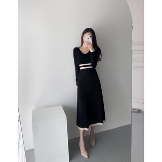 Đầm nữ dáng dài dễ thương [hàng sẵn]