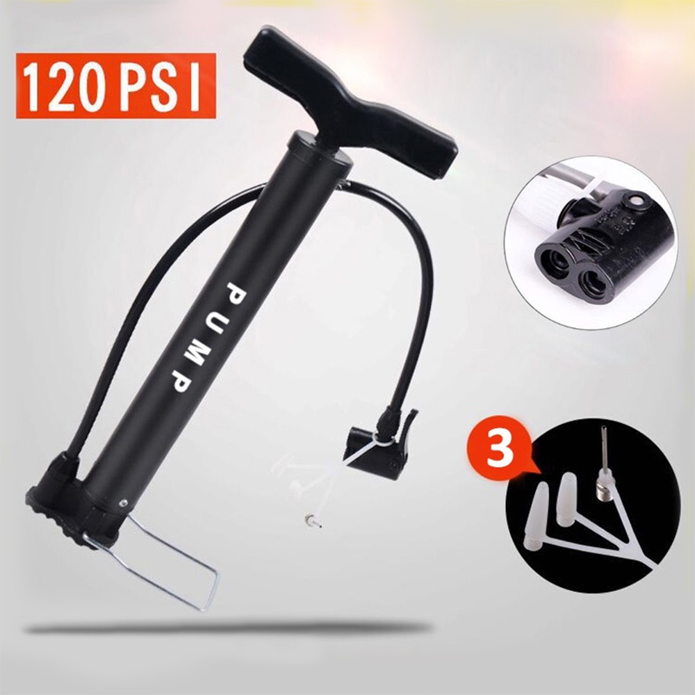 Bơm Xe Đạp Áp Suất Cao 120 PSI Mang Đi Mọi Nơi