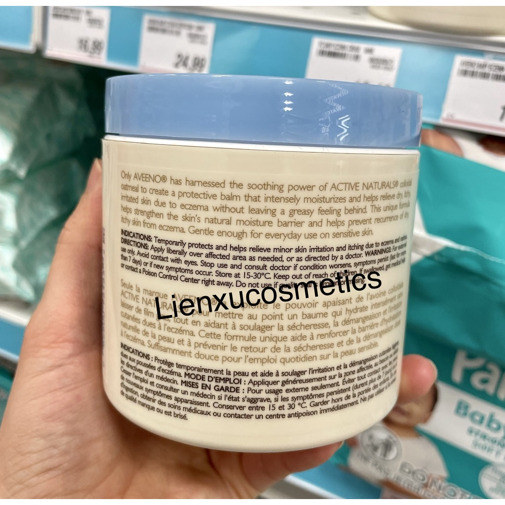 Kem chàm Aveeno Eczema Care 311G cho trẻ em và người lớn (bản Canada)