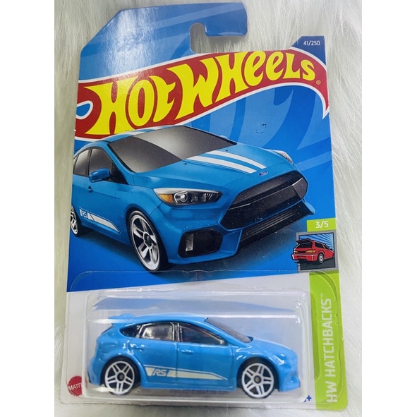 Hotwheels Ford Focus Rs xanh