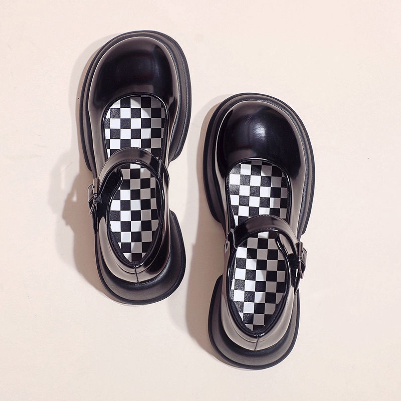 Giày đơn Mary Jane đế dày kiểu Pháp cổ điển