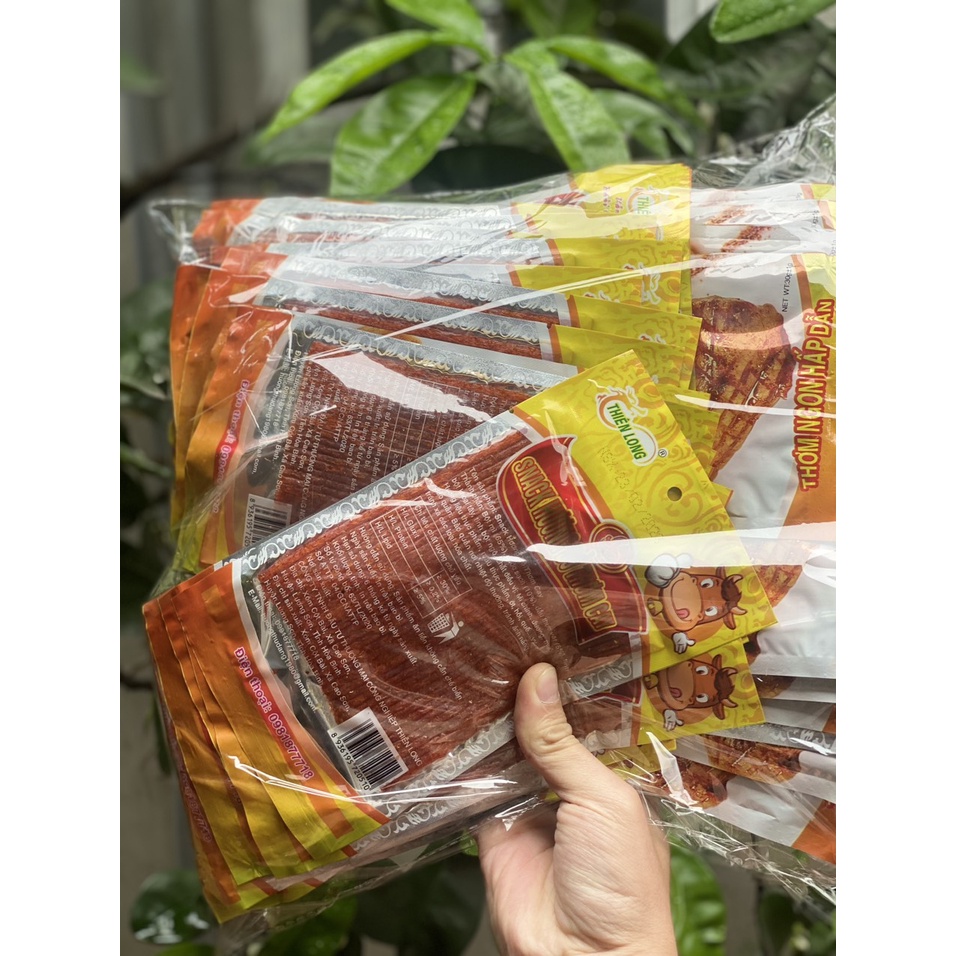Bịch Snack hương bò miếng thơm cay gói gói 30g