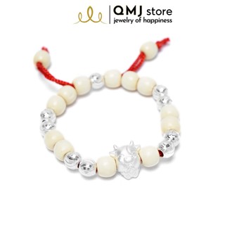 Vòng dâu tằm mix Trâu bạc 925 cho bé yêu Q222