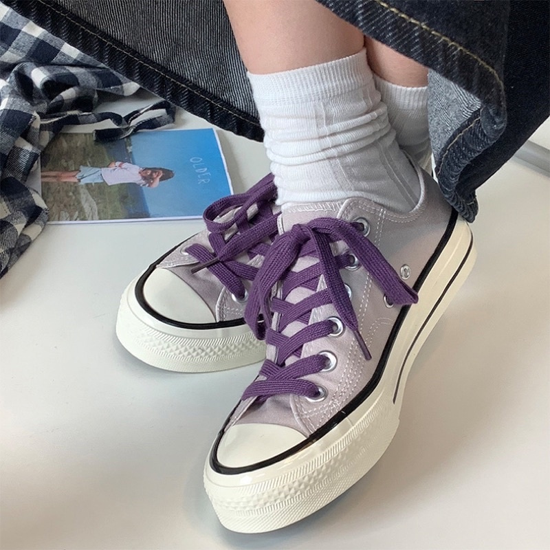 Order 13-15 ngày giày converse màu tím cổ điển thập niên 1970 phù hợp cho nam và nữ