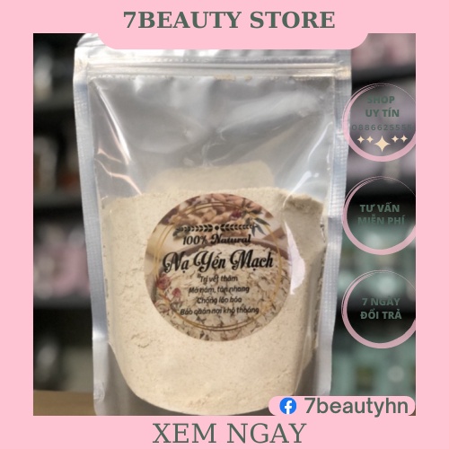 Mặt nạ yến mạch trắng mịn da túi 1kg - Thiết Bị Spa thẩm mỹ