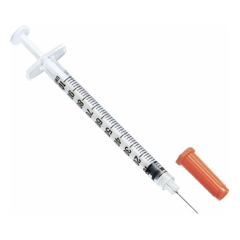 HỘP 100 cây BƠM KIM TIÊM TIỂU ĐƯỜNG INSULIN 1CC 1ML 100iu  VINAHANKOOK