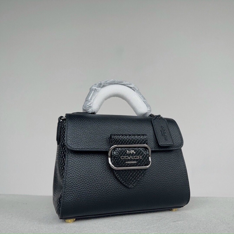 Túi xách Coach Morgan Top Handle Satchel In Colorblock Signature Canvas