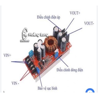 Mạch Tăng BOOST DC-DC 10-83VDC 20A 1200W