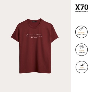 Áo Thun Nữ Kiểu Dáng Cổ Tròn Tay Ngắn Thiết Kế In Chữ Thời Trang X70 - 00470049