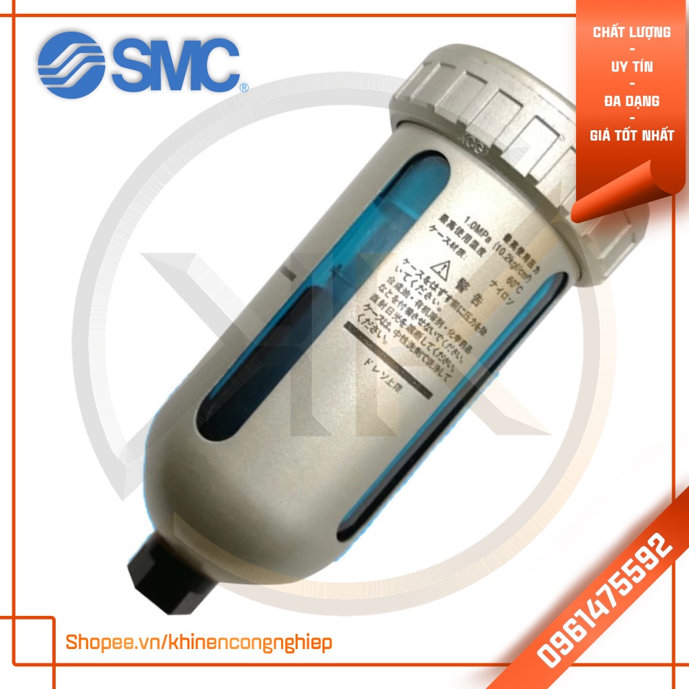 Bộ Lọc Đơn Khí Nén Xả Tự Động SMC AD402-04