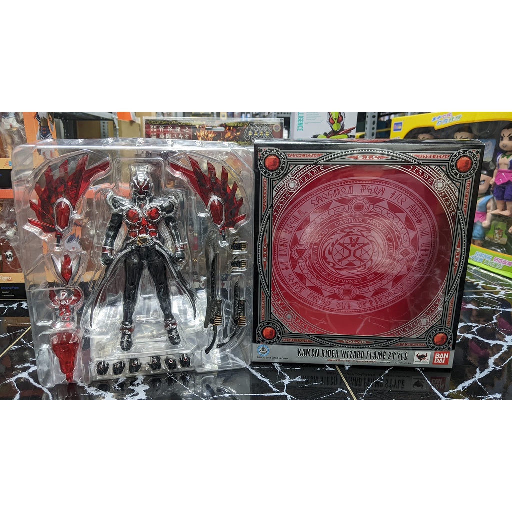 MÔ HÌNH NHÂN VẬT  SIC KAMEN RIDER WIZARD FLAME STYLE "KAMEN RIDER WIZARD" 2ND