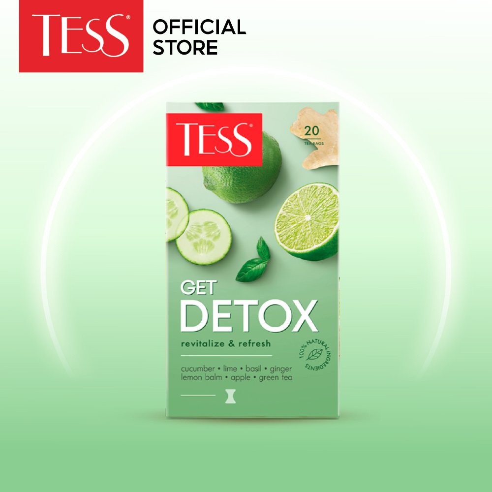 Trà xanh Tess Get Detox giảm cân, giúp thải độc và thanh lọc cơ thể 