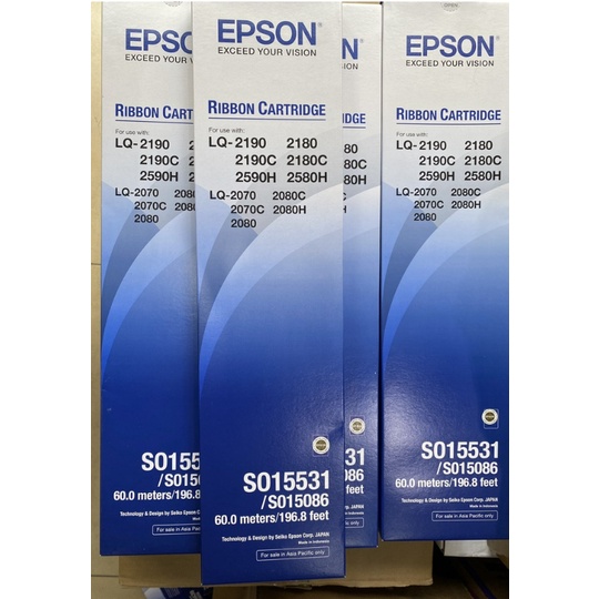 Băng mực Epson LQ 2070 2080, LQ 2180 LQ 2190 S015531/S015086