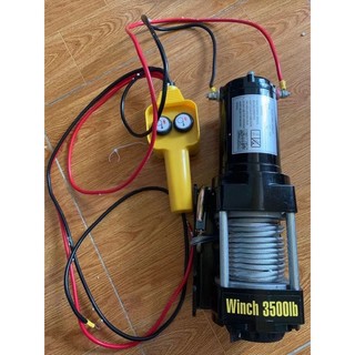 Tời điện 12v ắc quy 3500ibs