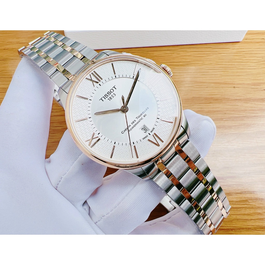 Đồng hồ nam chính hãng Tissot Chemin des Tourelles Automatic T099.407.22.038.01- Máy cơ tự động - Kính Sapphire