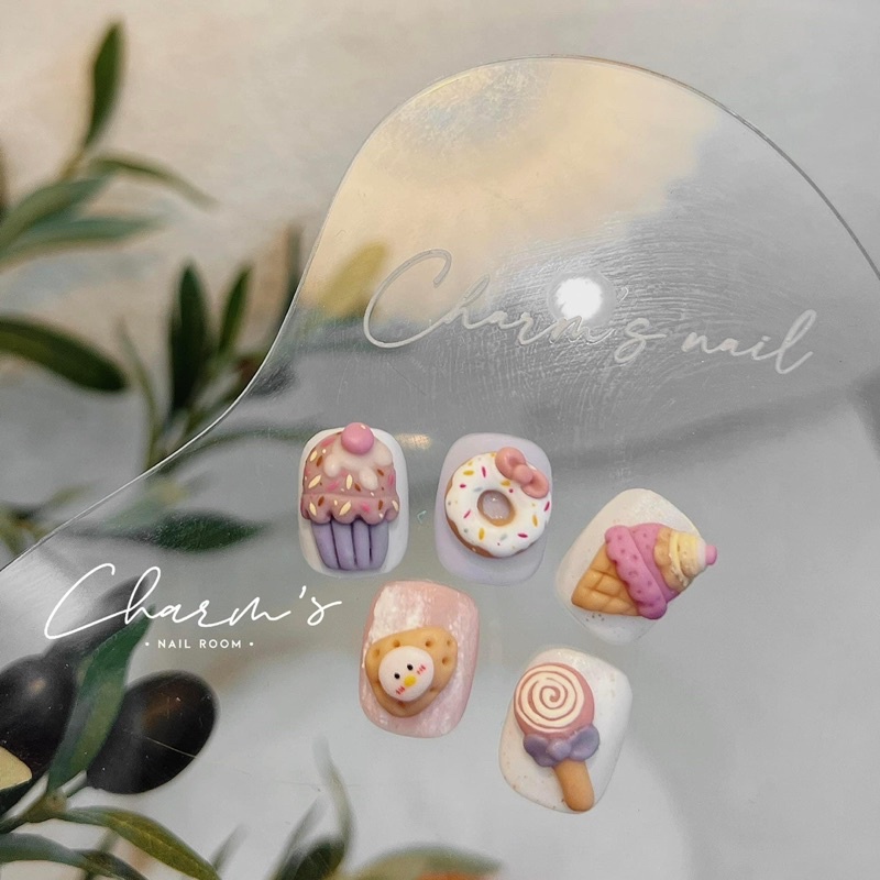 1 Hũ Gel khô trắng nặn tạo Charm nổi cute