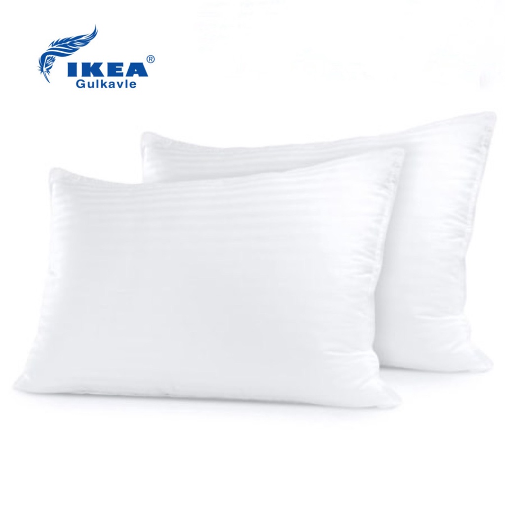 Ruột gối đầu IKEA ÉP HƠI Khách Sạn SỌC VÂN CHÌM bông Fiber cao cấp