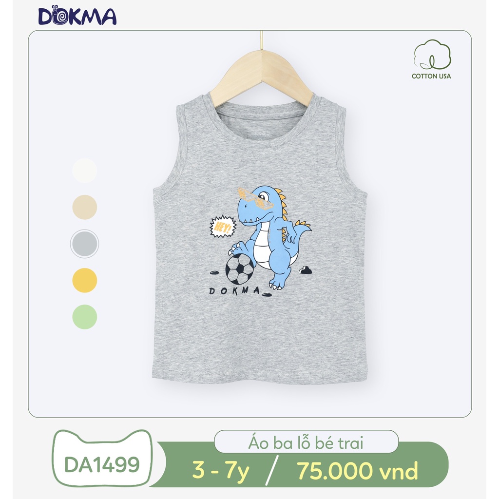 Áo ba lỗ / sát nách in hình cho bé trai