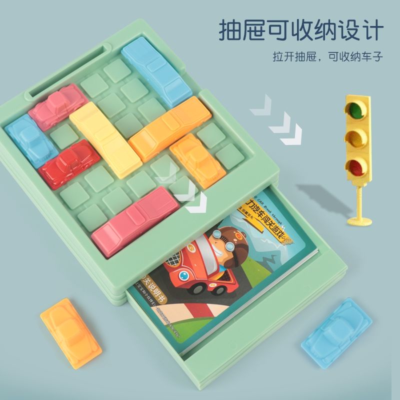 Đồ Chơi Bảng Trượt Thời Gian Giao Thông Luyện Tư Duy Logic Cho Bé