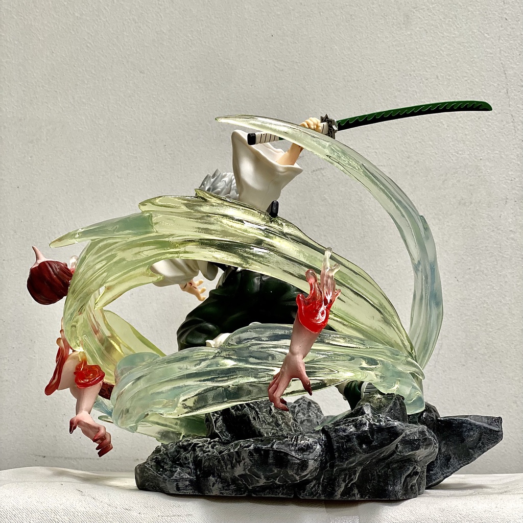 Mô hình Phong trụ Sanemi cao 25CM - Phong trụ có LED cực đẹp - Kimetsu no yaiba mô hình - Kiếm sĩ diệt quỷ Phong trụ