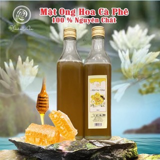 Mật ong hoa cà phê nguyên chất chuẩn dak lak angicungy chai thủy tinh 500ml - 1l