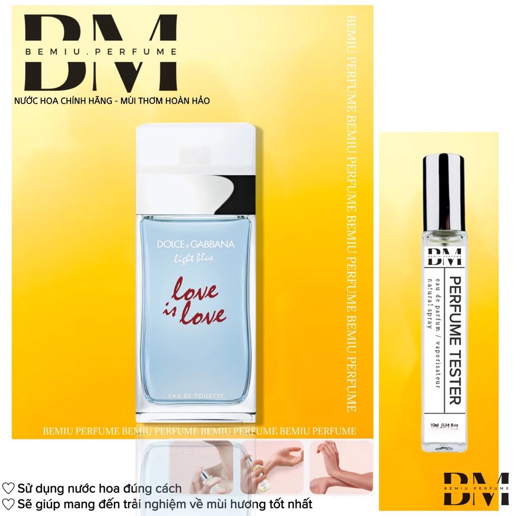 Nước hoa Dolce & Gabbana Light Blue Love Is Love 𝗕𝗲𝗺𝗶𝘂𝘀𝘁𝗼𝗿𝗲𝗽𝗲𝗿𝗳𝘂𝗺𝗲