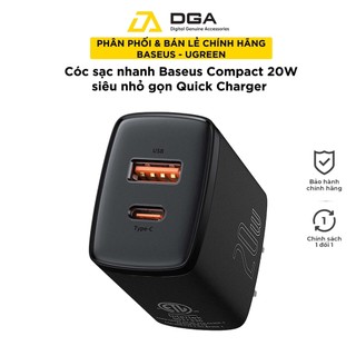 Cóc sạc nhanh siêu nhỏ gọn Baseus Compact Quick Charger 20W
