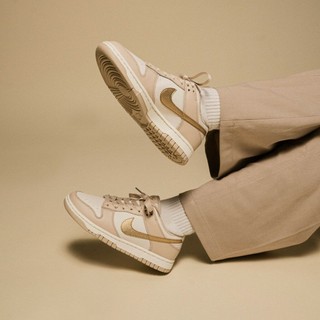 Giày nike dunk low gold swoosh chính hãng 🔴simple sneaker🔴 nike dunk low phantom metallic gold